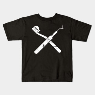 Distressed Dental Picks Kids T-Shirt